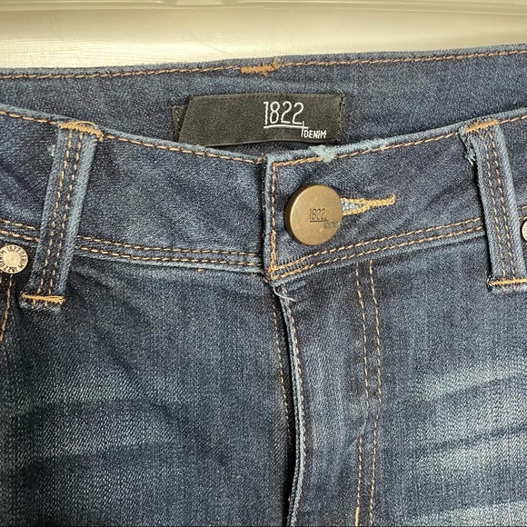 1877 distressed cropped denim jeans size 6 - Picture 3 of 9